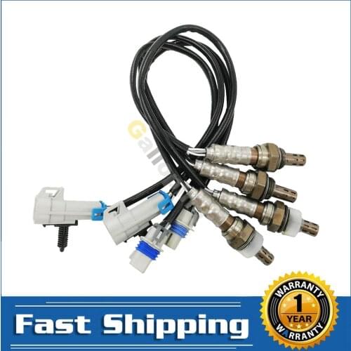 4Pcs Upstream & Downstream O2 Oxygen Sensor for Chevrolet Silverado Suburban GMC Sierra Yukon XL 1500 2500 234-4256 234-4668