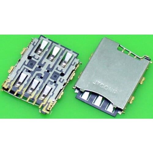 ChengHaoRan 1 Piece Best price for HTC 826 D826W D826T D826D 610 618 sim card reader holder socket tray slot module.KA-219