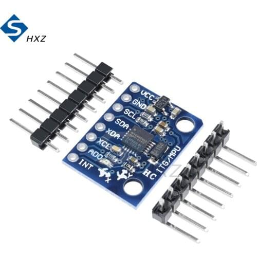 DC 3V-5V GY-521 MPU-6050 Module 3 Axis Analog Gyro Sensors+ 3 Axis Accelerometer Module IIC I2C For Arduino With Pins