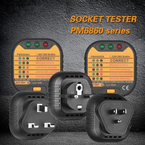 Socket Leakage Detector Plug Line Connected Wrong Safety Reminder Automatic Electricity Diagnostic Tool Switch Detector