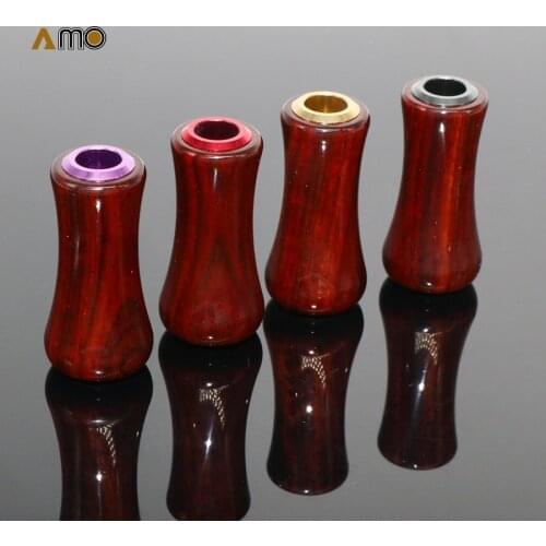 DIY AMO Pterocarpus tinctorius Welw 's knob for AB U Fishing wheel handle knob for DAI WA/SHI MANO wheel 2PCS / Set