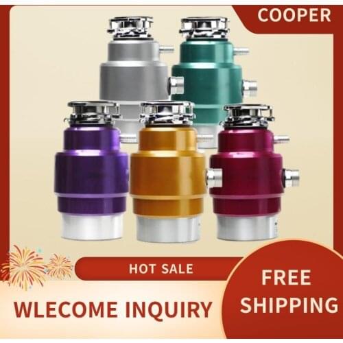 Food Waste Disposer 370W Food Residue Garbage Processor Sewer Rubbish Disposal Crusher Grinder Kitchen Sink Appliance