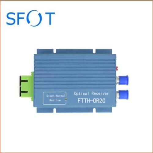 FTTH WDM SC/APC CATV mini node optical receiver single FTTH fiber to the home cable TV small light machine SC connector