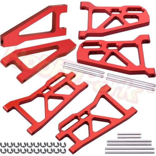 Aluminum Suspension Arms Set 513006 513007 513008 For FS Racing 1/10 Monster Truck 51805 FS538 10YW, Buggy 53625 FS539 10YW