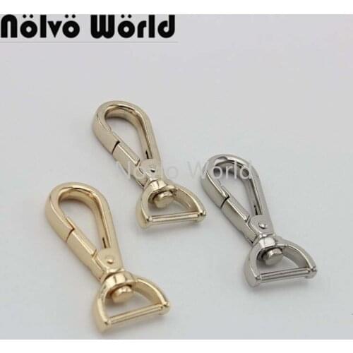 Nolvo World 5-20-100pcs 5 colors 47*15mm bags purse accessories,sewing handbag strap chain swivel clasps