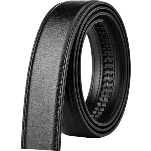 Don't Take the Lead in the Belt Male Scratch-Resistant Automatic Buckle Middle-Aged Mens Leather Beltin the Endless Belt