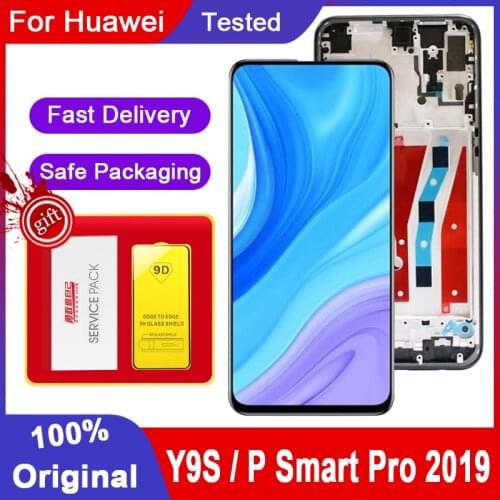 New 6.59'' LCD Replacement For Huawei Y9S STK-L21 STK-LX3 STK-L2 Display Touch Screen Digitizer Assembly For P Smart Pro 2019