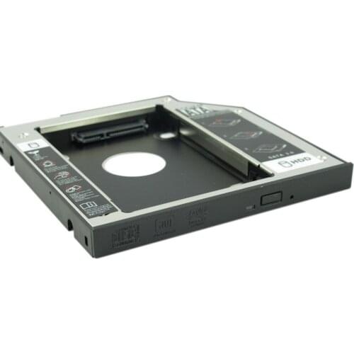 WZSM New 2nd HDD SSD Hard Drive Caddy Adapter frame for Dell XPS 15 L501X L502X 17 L701X L702X Removable Faceplate