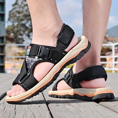 Мужские кожаные сандали ORVAB China At AliExpress