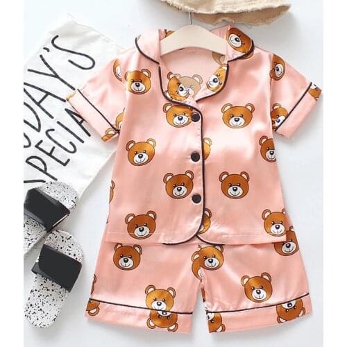 Baby Boys Sleepwear Suit 2020 New Baby Children Clothing Toddler Girls Autumn Winter Flannel Pajamas Two-Piece Christmas Suit 4Y