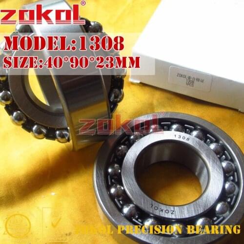 ZOKOL bearing 1308 Self-aligning ball bearing 40*90*23mm