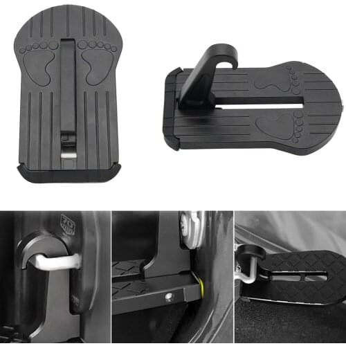 Durable Car Assist Pedal Suv On The Roof Pedal Auxiliary Hook Door Access Roof Convenient Folding Pedal