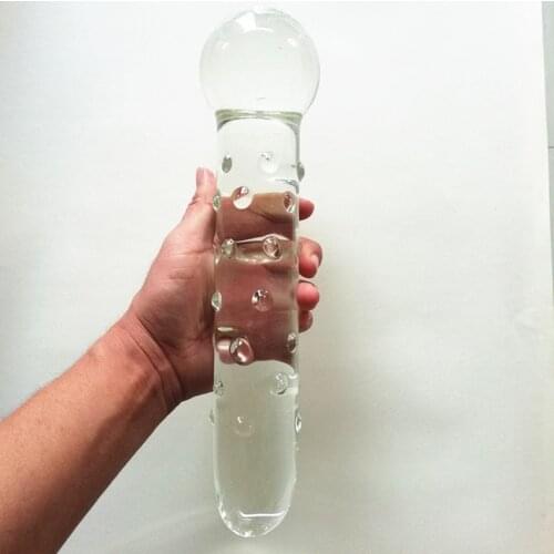 50mm super big glass dildo with anal beads butt plug men and women gay sex toys prostata massage stimulate dilatador anal