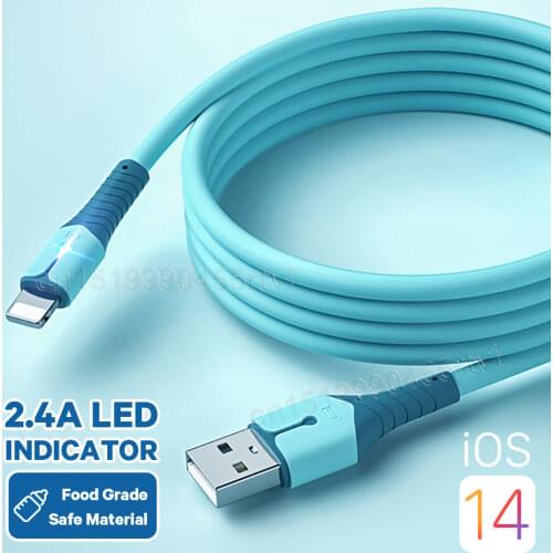 Quick Charge USB Cable For iPhone 12 11 Pro Max XS X 6 6s 7 8 Plus Origin Mobile Phone Charger Cord Data Charger Wire 1/1.5/2M