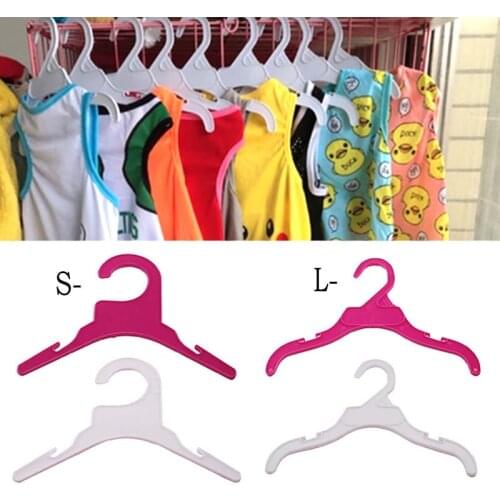 Cloth Hanger 10pc /Set S/L Pet Clothes Storage Dog Cat Clothes Rack Dogs Coat Hanger Plastic Puppy Big Dog Hanger Pet supplies