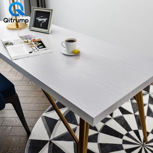 PVC Home Decor Self adhesive Wallpaper Wood Grain Waterproof Stickers Furniture Renovation Kitchen Cabinets Wardrobe Door Decor