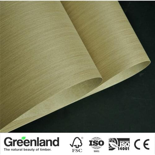 Silver OAK Wood Veneers Flooring DIY Furniture Raw Material Chair Cabinet Doors Outer Skin Size 250x60cm Natural Vertical Veneer