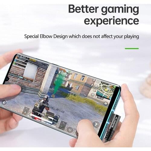 1PC New Elbow Cell Phone Data Line Nylon Braided Data Wire Type-C Micro USB Fast Charging Data Cable For Type-C And Mirco