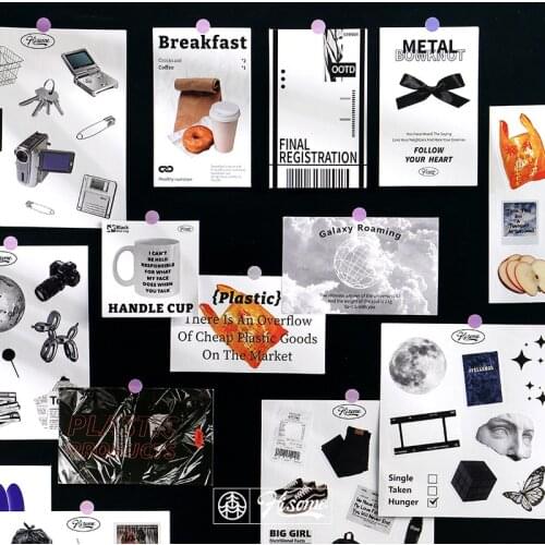 10 Sheets INS Life Memories Sticker Pack Scrapbooking Creative DIY Diary Journal Decorative Adhesive Paper Stationery Supplies