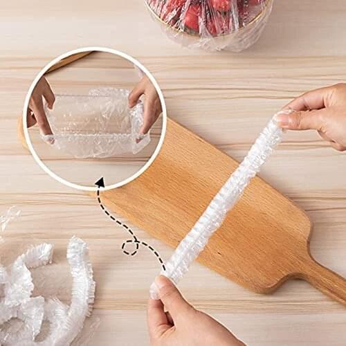 100pcs Multifunction Food Storage Covers For Bowls Elastic Plate Silicone Lid Covers Vacuum Bags For Kitchen Food Fresh Seal