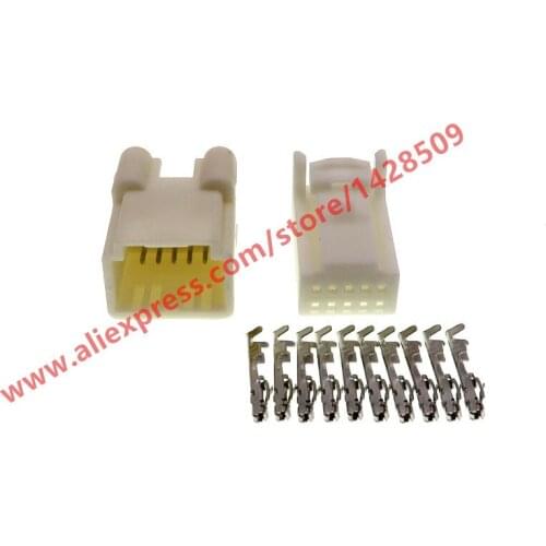 20 Sets 10 Pin Automotive PCB Connector Male Female Auto Electrical Wire Plugs