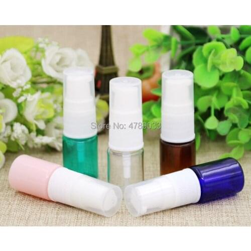 30/50pcs 5ml Portable Travel Shower Lotion Bottles Mini Sample Lotion Bottle Plastic PET Empty Cosmetic Container Bottle