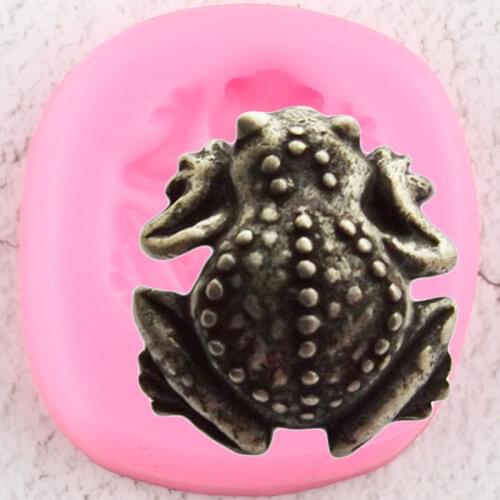 3D Frog Silicone Molds Resin Polymer Clay Soap Mould Fondant Cake Decorating Tools DIY Baking Candy Chocolate Gumpaste Moulds