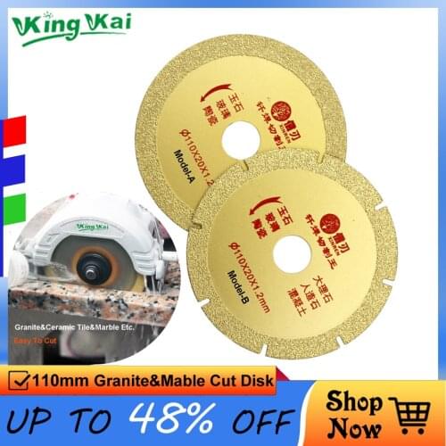 110mm Diamond Ceramic Tile Marble Glass Granite Concrete Wet Dry Cutting Disk Blade For Electric Saw And Angle Grinder