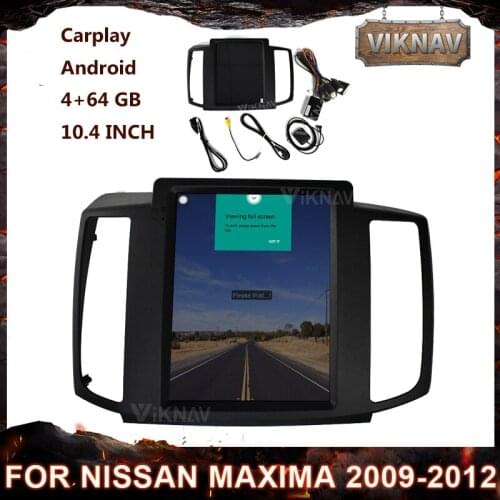 10.4 Inch Car Radio for Nissan MAXIMA 2009-2012 Android Audio Stereo Multimedia Player Tape Recorder GPS Navigation Head Unit