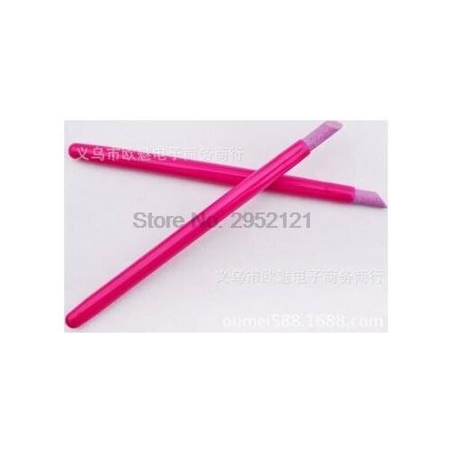 By dhl or ems 1000pcs Nail Exfoliate Quartz Rod Cuticle Remover Manicure Care Cuticle Pusher Mill Grinding Tools beauty