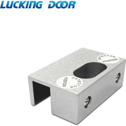 Aluminium Alloy Electric Bolt Lock U Bracket Mini Bracket Bracket For Access control Frameless Glass Door Lock