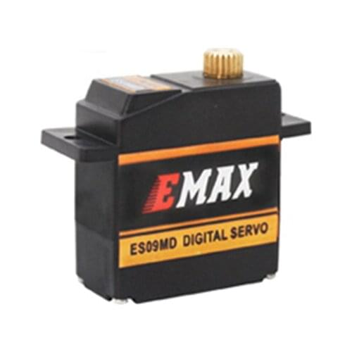 EMAX Mini servo ES09MD 4.8v-6v Metal digital Swash plate servo for Fixed wing Airplane 450 RC Helicopter