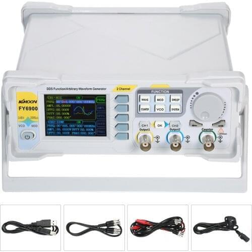 100MHz 60MHz Function Signal Generator Digital DDS Dual-channel Function Signal/Arbitrary Waveform Generator Pulse Signal Source