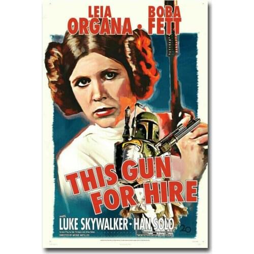 J0151 This Gun For Hire Movie Wall Sticker Silk Poster Art Light Canvas Home Decoration