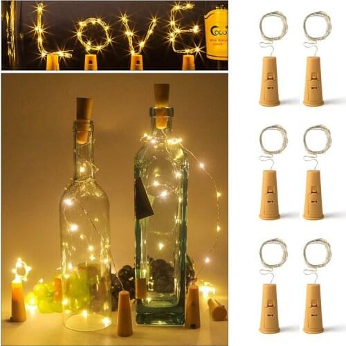 Mini LED Holiday String Lights Waterproof Lamp Indoor Wedding Light for Home Decoration Christmas Glass Craft (without Battery)