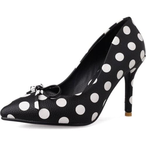 Fashion round head for womens shoes in 2019 age season high heel with code size 32-42 shallow single shoes wet