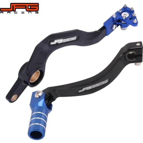 Motorcycle CNC Aluminum Shifter Shift Pedal Lever Rear Foot Brake Pedal Lever For YAMAHA YZ250F YZF250 2010 2011 2012 2013