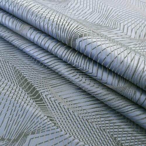 New Jacquard striped fabric 280cm width luxury curtain material sewing cushions