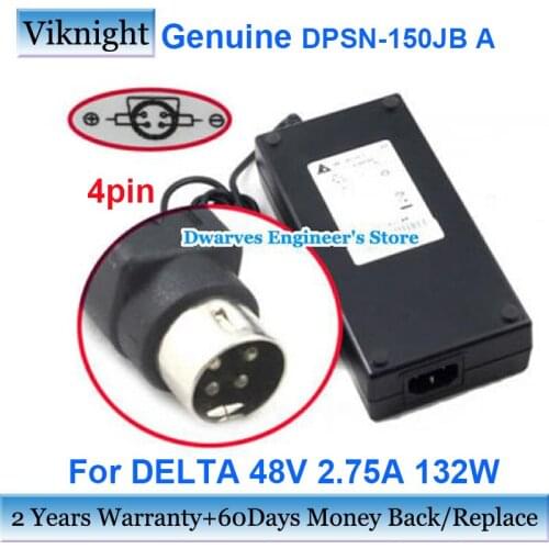 Genuine DPSN-150JB A 48V 2.75A 132W AC Adapter Laptop Charger For DELTA AEWC06520000033 0652 Power Supply 4pin