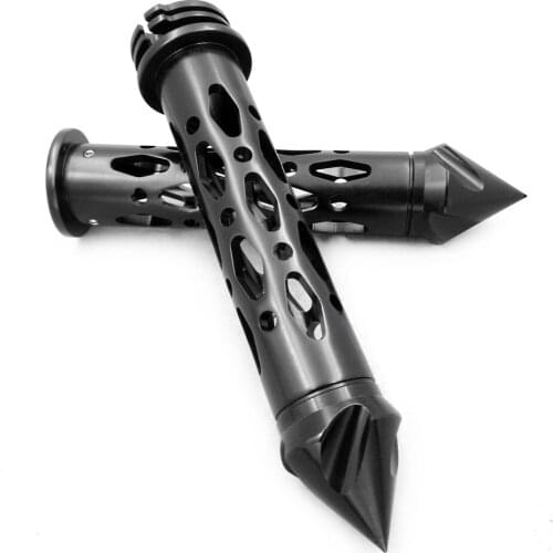 Aftermarket free shipping motorcycle parts 7/8'spike bar ends Grips for Kawasaki Suzuki GSXR Hayabusa Yama FZR YZF 600 R1 R6