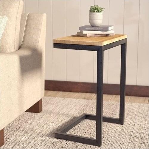 Modern Mavienerji Decorative Metal Wood Side table C Type coffee table table basse