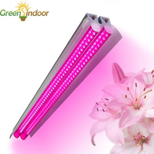 50cm LED Grow Light Strips Phyto Lamp For Plants Full Spectrum Phytolamps Double Tubes For Seedlings Flowering Hydroponic Kits