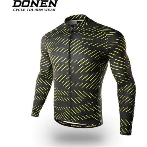 DONEN Winter Windproof Long Sleeve Bike Clothes Roupa De Ciclismo Hombre MTB Bicycle Clothing Winter Fleece Cycling Jackets