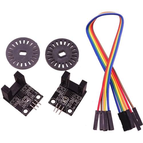 2SET HC-020K Double Speed Measuring Module to Test Motors Rotational Speed with Photoelectric Encoders kit