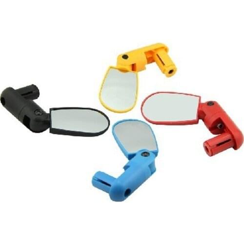 2Pcs Cycling Road Mountain Bike Rear Wide Angle Scooter Bike Rearview Mirror Adjustable Rotate View Mirrors Bicycle Accessories