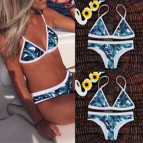 20Pcs/Lot Discount Women Push-up Padded Bra Bandage Bikini Set Swimsuit Triangle Swimwear