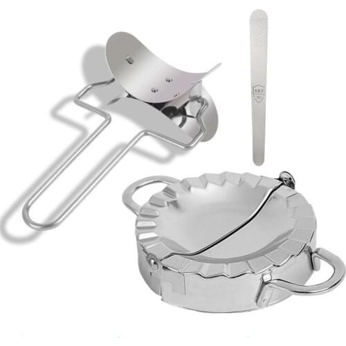 3pcs/set Stainless Steel Dumpling Mould Lazy Must-Ravioli Making Mold Mould Baking Accessories Home Kitchen Dumpling Maker