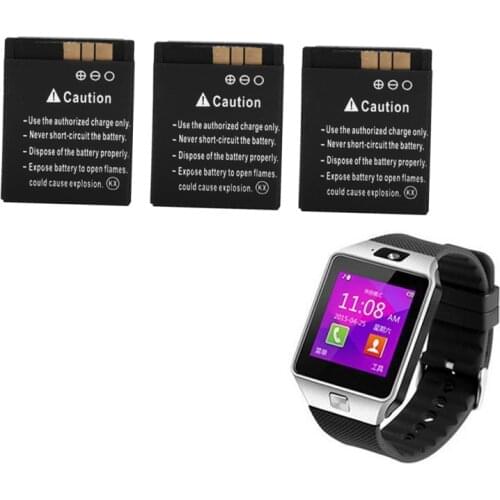 For A1 DZ09 380mAh Rechargeable Battery For Smart Watch A1 dz09 Bluetooth Smart Watch Replacement Battery Dropshipping Wholesale