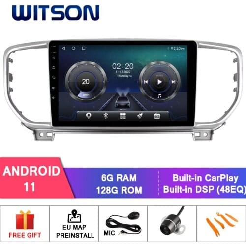 WITSON Android 10.0 CAR DVD SYSTEM for KIA SPORTAGE/K5 2019 car dvd player link/DAB support