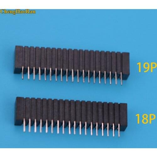 ChengHaoRan 10pcs Flex Ribbon Cable Connect Port Conductive Film Socket 18pin Connector For Playstation 2 PS2